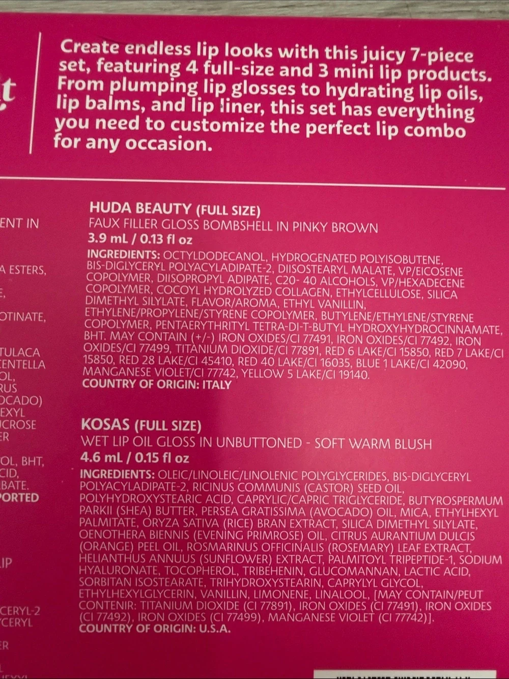Sephora Lip Favorites
